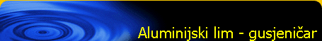 Aluminijski lim - gusjeniar